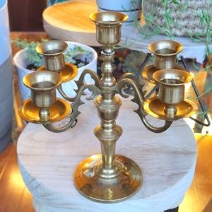 Vintage brass candelabra